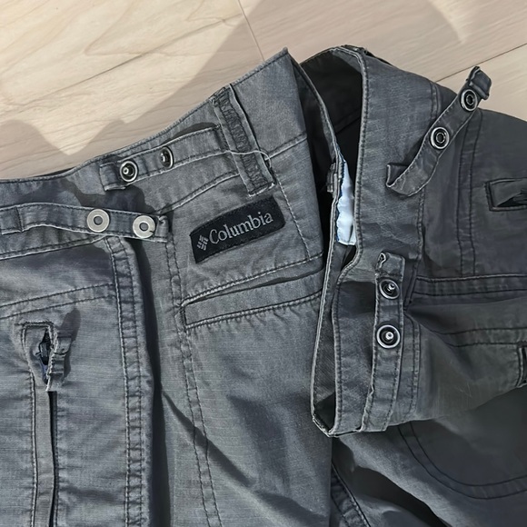 Columbia Gray Adjustable Waist Capris Size 10 - Picture 13 of 16